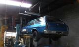 On hoist
1973 Holden HQ Premier Station Wagon
